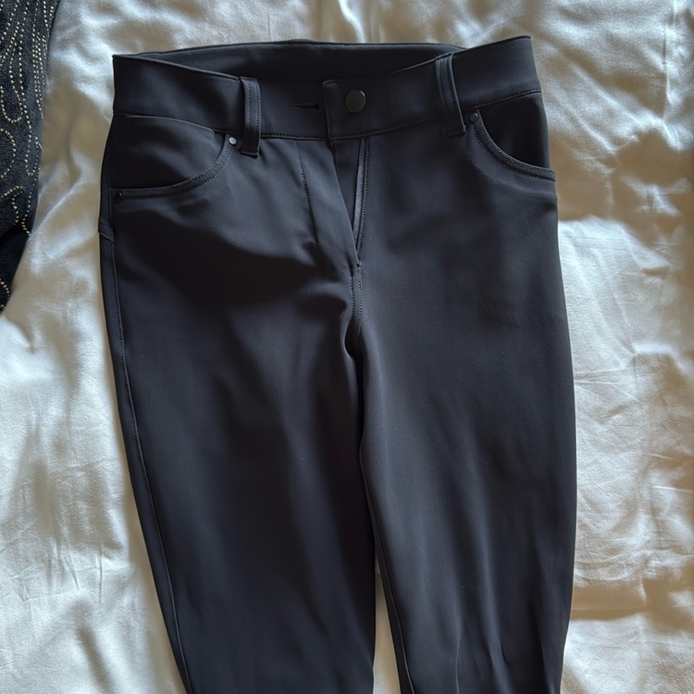 Lululemon City Sleek Slim-Fit 5 Pocket High-Rise Pant 30" / Size 24 / Black